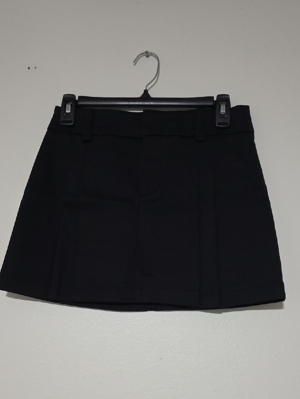 Sunday Best Rider Pleated Black Mini Skirt